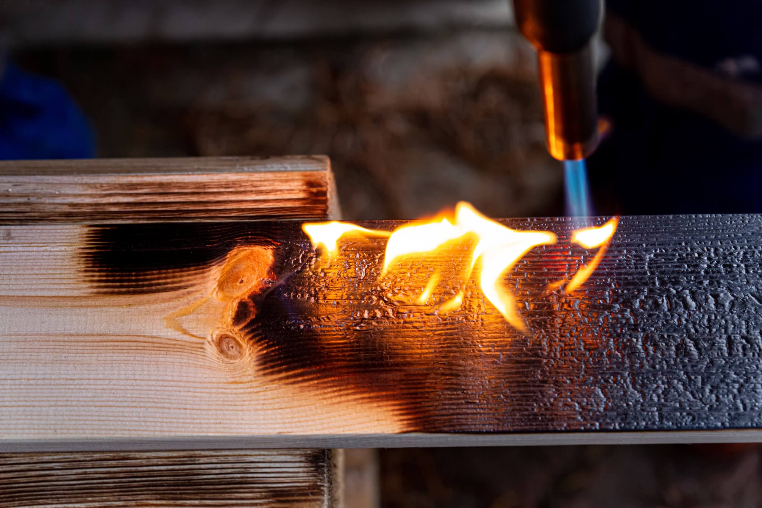 Could this non-toxic solution make wood fire resistant?