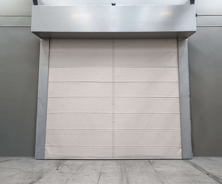 The FireMaster Insul8 fire curtain is a dry insulated fire curtain offers up to 90mins insulation (EI 90)