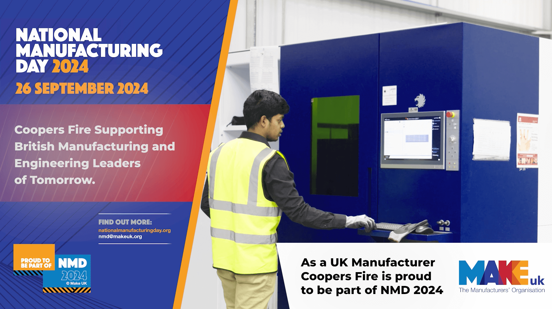 Supporting British Manufacturing and Inspiring Future Engineers: Coopers Fire Celebrates National Manufacturing Day 2024