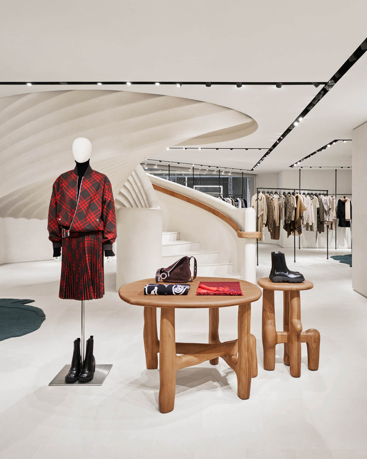 Burberry Singapore Retail Outlet with Smoke Curtains